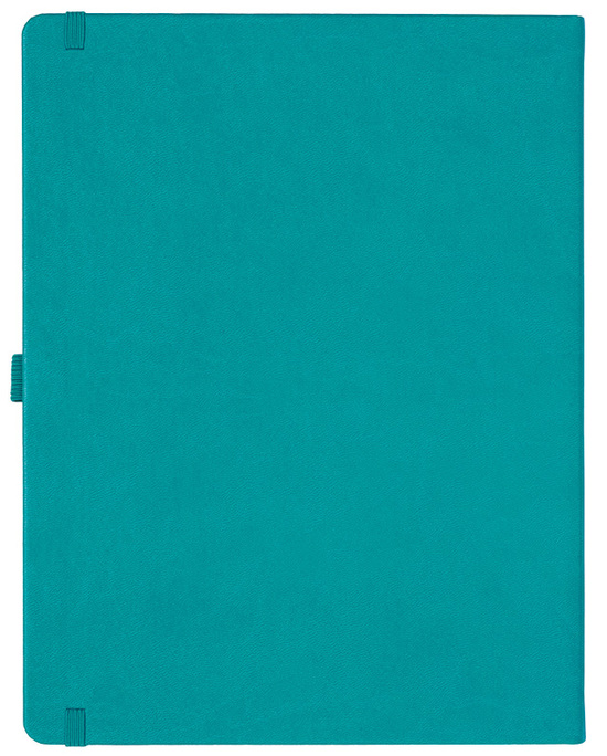 Notizbuch Style Large im Format 19x25cm, Inhalt liniert, Einband Slinky in der Farbe Turquoise