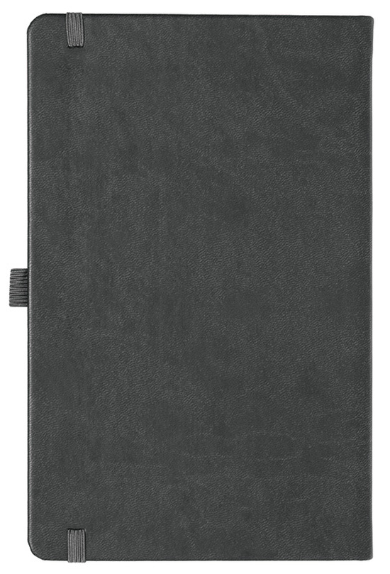 Notizbuch Style Medium im Format 13x21cm, Inhalt blanco, Einband Slinky in der Farbe Dark Grey