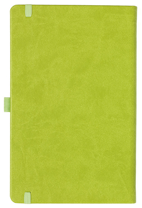 Notizbuch Style Medium im Format 13x21cm, Inhalt blanco, Einband Slinky in der Farbe Lime