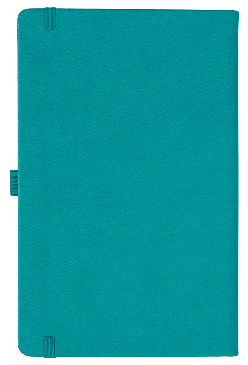 Notizbuch Style Medium im Format 13x21cm, Inhalt liniert, Einband Slinky in der Farbe Turquoise