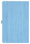 Notizbuch Style Medium im Format 13x21cm, Inhalt liniert, Einband Woody in der Farbe Sky