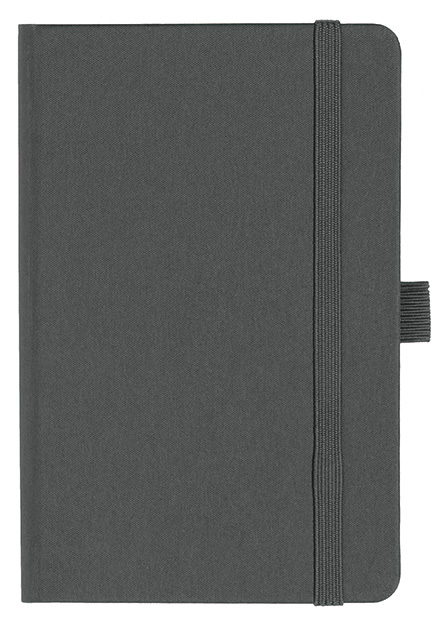 Notizbuch Style Small im Format 9x14cm, Inhalt blanco, Einband Fancy in der Farbe Graphite