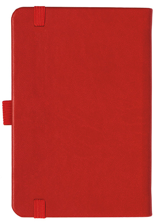 Notizbuch Style Small im Format 9x14cm, Inhalt liniert, Einband Slinky in der Farbe Scarlet