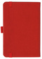 Notizbuch Style Small im Format 9x14cm, Inhalt liniert, Einband Slinky in der Farbe Scarlet