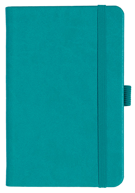 Notizbuch Style Small im Format 9x14cm, Inhalt liniert, Einband Slinky in der Farbe Turquoise