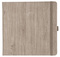 Notizbuch Style Square im Format 17,5x17,5cm, Inhalt blanco, Einband Woody in der Farbe Sludge