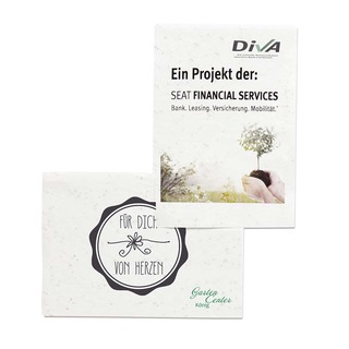 Samenpapier DIN A5 - 21,0 x 14,8 cm - Kräutermischung 4/0-c