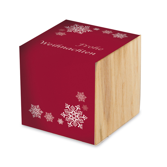 Pflanz-Holz Maxi mit Samen - Gewürzpaprika, 2 Seiten gelasert
