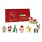 Steckfiguren-Karte Filz - Standardmotiv - Schlitten
