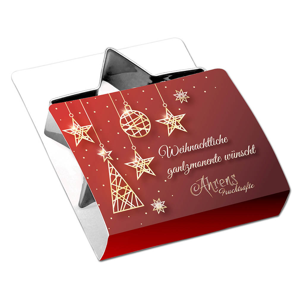 Backförmchen Single-Pack - Weihnachten - Stern 4/0-c