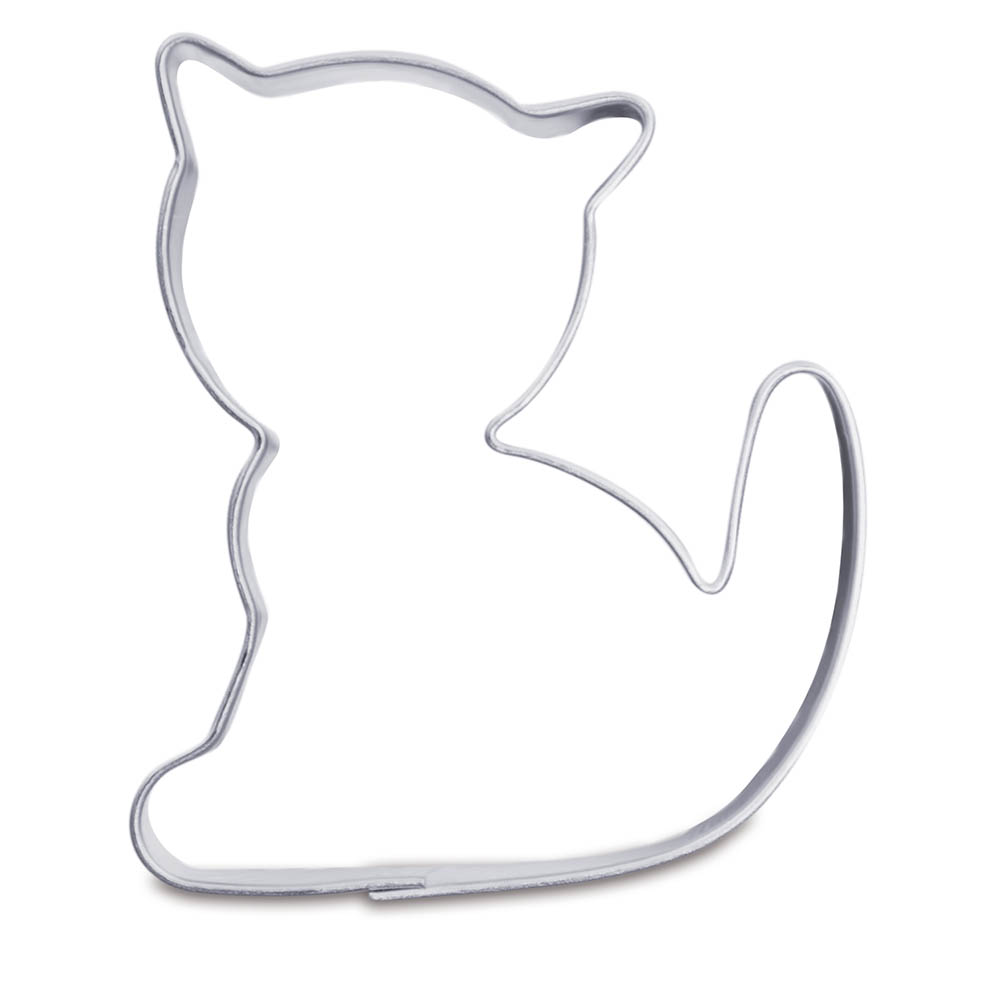 Backförmchen Single-Pack - Haustiere - Katze 4/0-c, Lasergravur