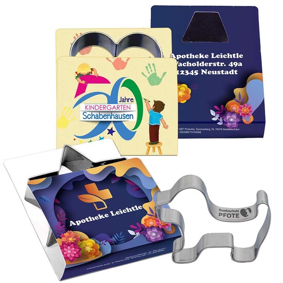 Backförmchen Single-Pack - Haustiere - Knochen 4/0-c, Lasergravur