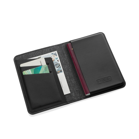 Travelfinder RCS Polyester Passtasche mit weltweiter Ortung