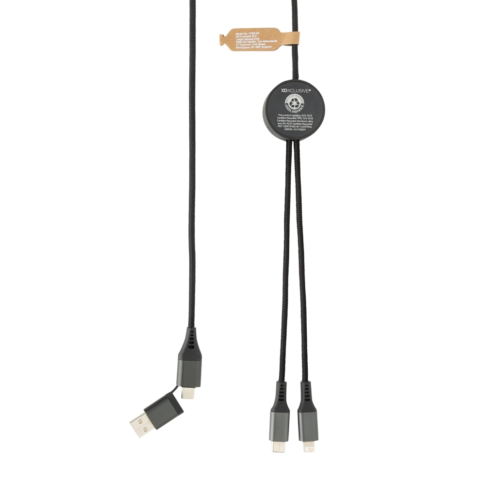 Terra 3 Meter 4-in-1-Kabel aus RCS recyceltem PET