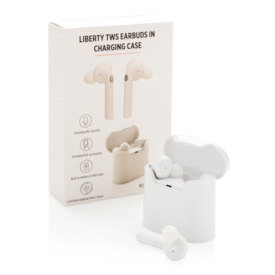 Liberty kabellose Kopfhörer in Ladebox