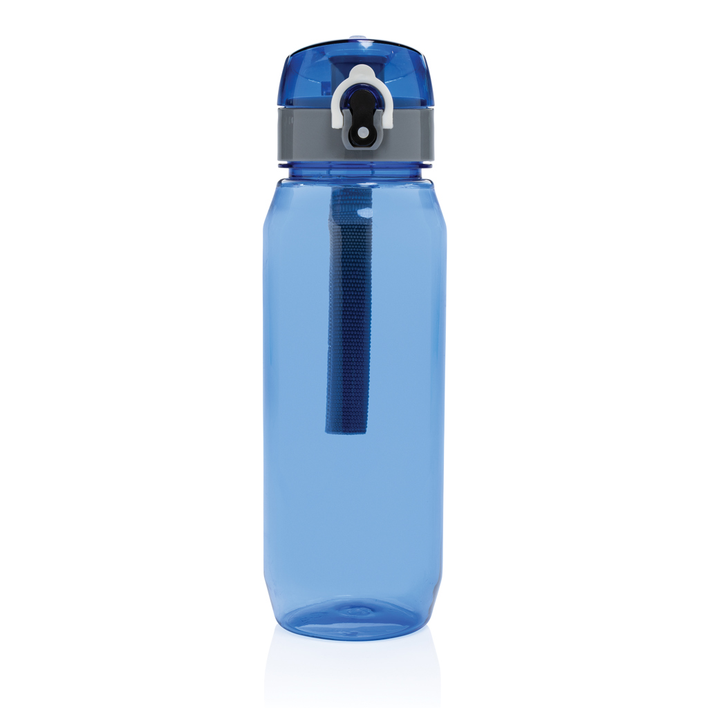 Yide verschließbare Wasserflasche aus RCS rec. PET, 800ml