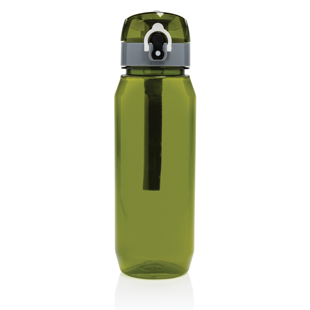 Yide verschließbare Wasserflasche aus RCS rec. PET, 800ml