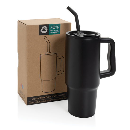 Embrace Deluxe Becher aus RCS recyceltem Edelstahl 900ml