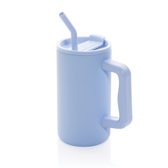 Cube Becher aus RCS recyceltem Stahl 800ml