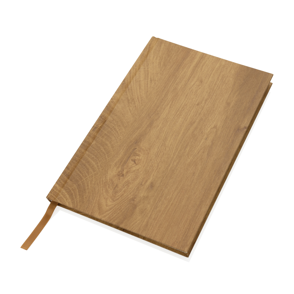 Kavana A5 Notizbuch mit Holz-Print