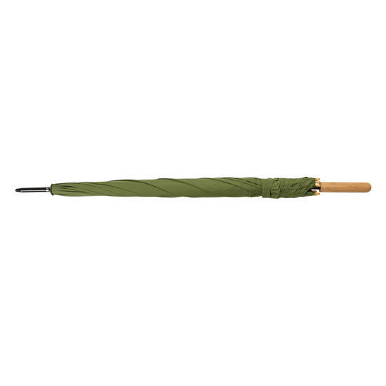 27" Impact AWARE™ RPET 190T Auto-Open Bambus-Schirm