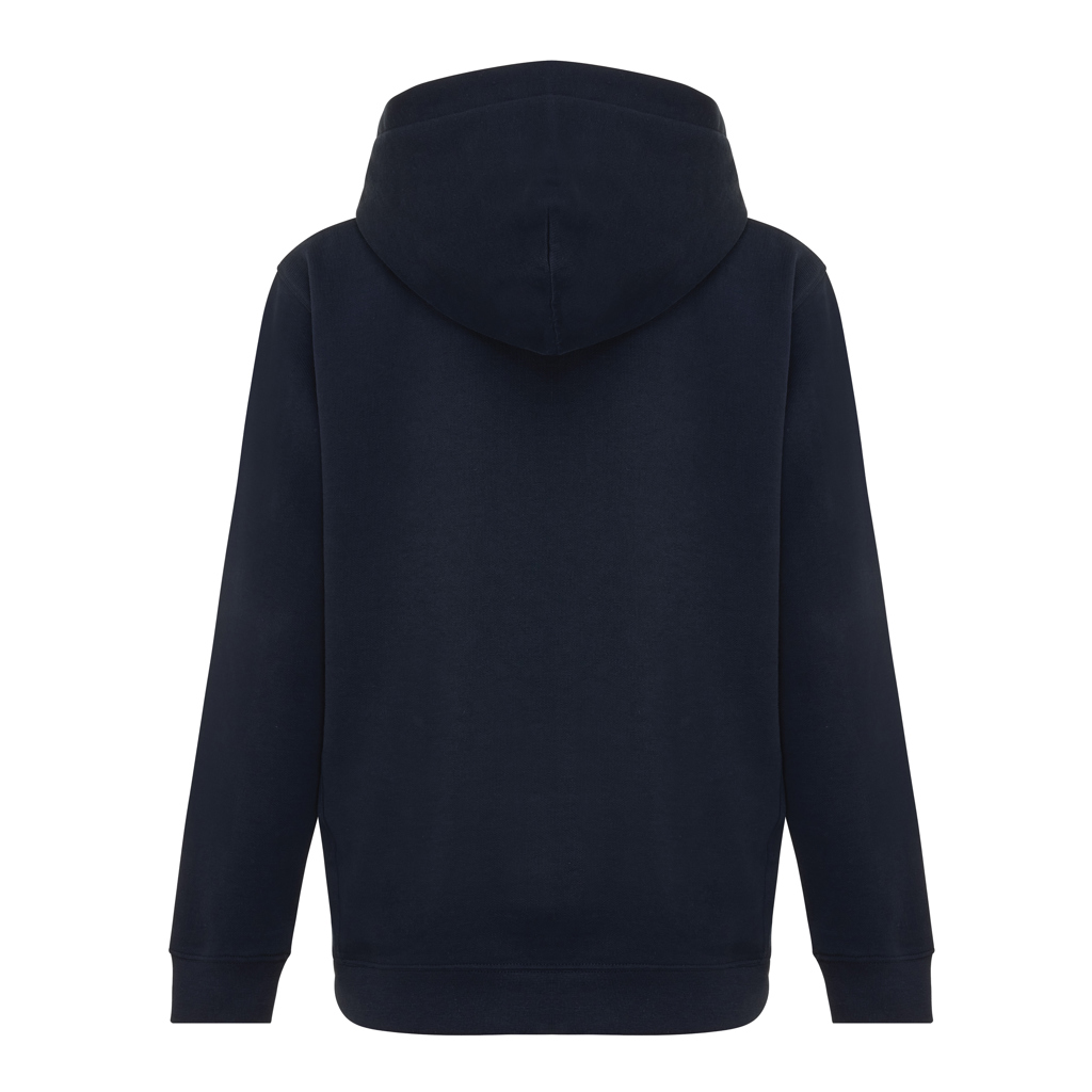 Iqoniq Yengo KidsHoodie mit Seitentaschen aus rec. Baumwolle