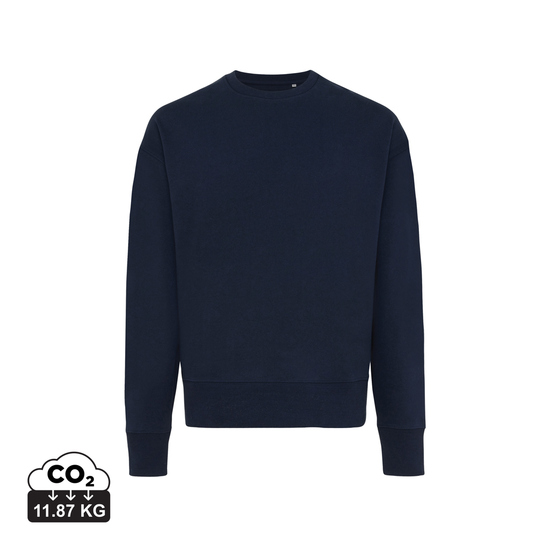 IQONIQ Kruger Relax-Rundhals-Sweater aus recycelt. Baumwolle