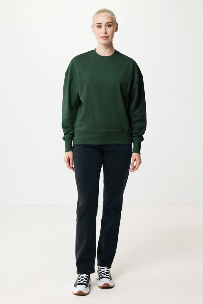 IQONIQ Kruger Relax-Rundhals-Sweater aus recycelt. Baumwolle