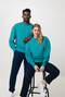IQONIQ Kruger Relax-Rundhals-Sweater aus recycelt. Baumwolle