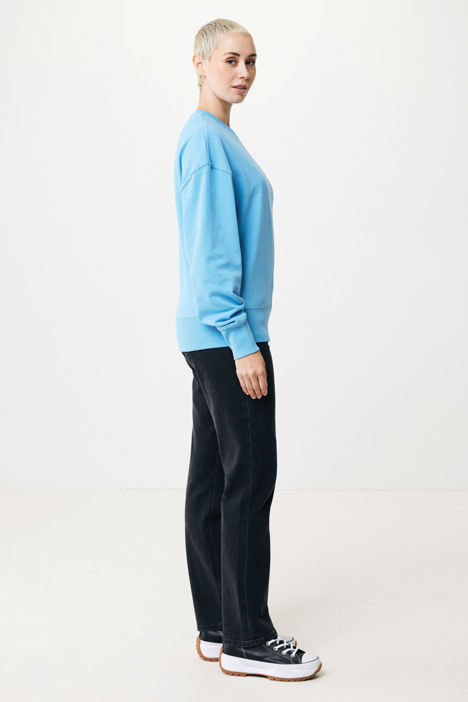 IQONIQ Kruger Relax-Rundhals-Sweater aus recycelt. Baumwolle