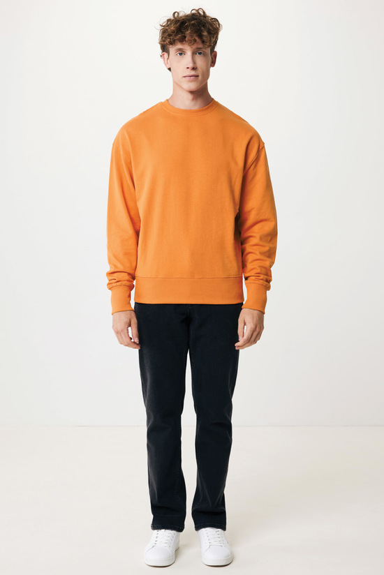 IQONIQ Kruger Relax-Rundhals-Sweater aus recycelt. Baumwolle