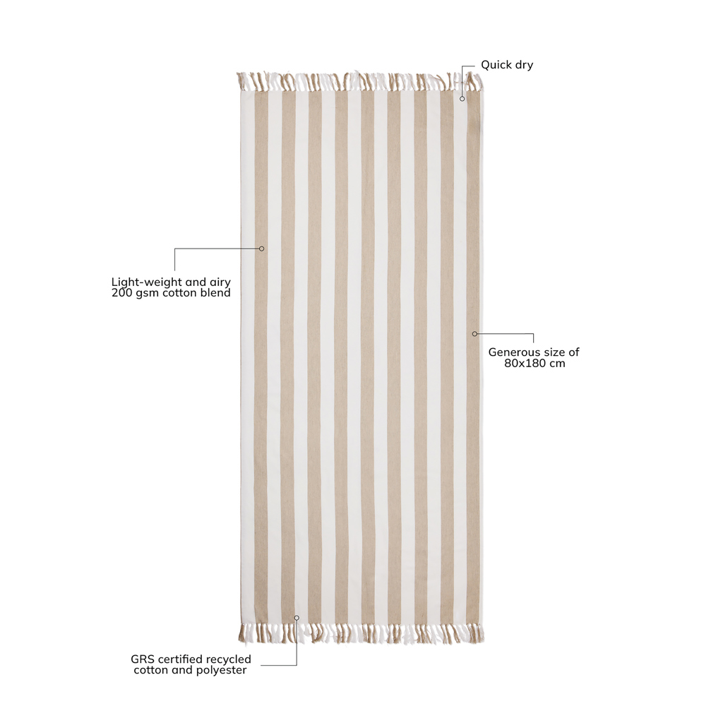 VINGA Ornos GRS Hamamtuch aus Baumwolle