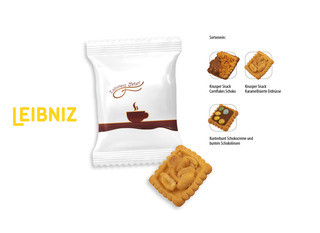 Leibniz Kekse Knusper Snack & Kunterbunt Flowpack, Inhalt: Leibniz Kunterbunt Flowpack
