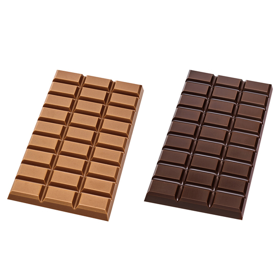 Schokolade 100 g Tafel im Flowpack, Inhalt: Callebaut Vollmilch