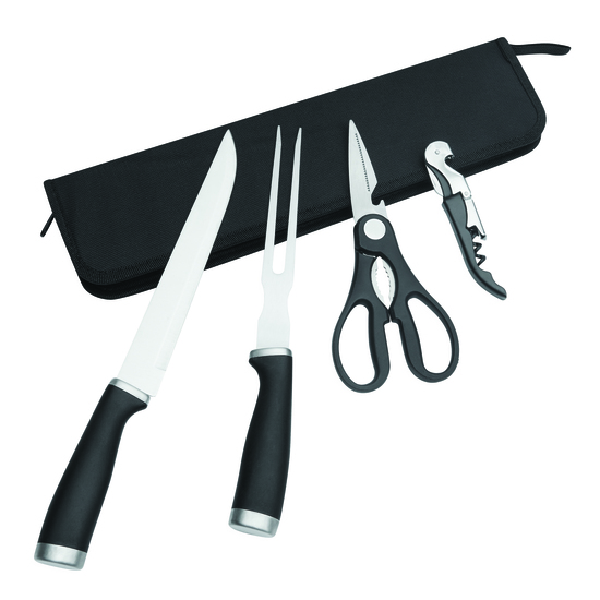 Edelstahl-Tranchierbesteck ROASTY, 4-teilig 56-0301154