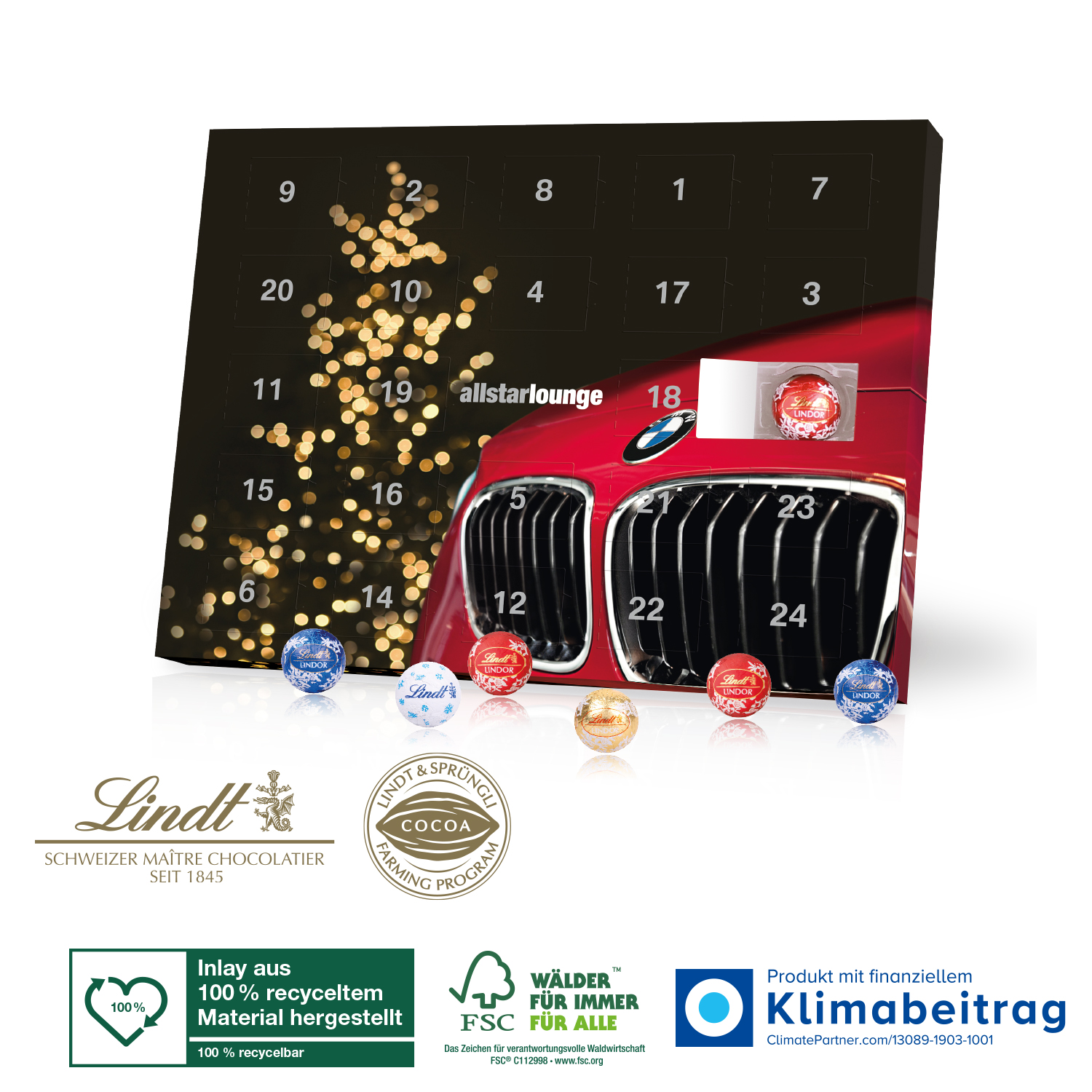 Tisch-Adventskalender Lindt „Gourmet Edition“
