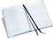 Notizbuch Office Recycling Flex A5+, blau/grau, flexibler Einband
