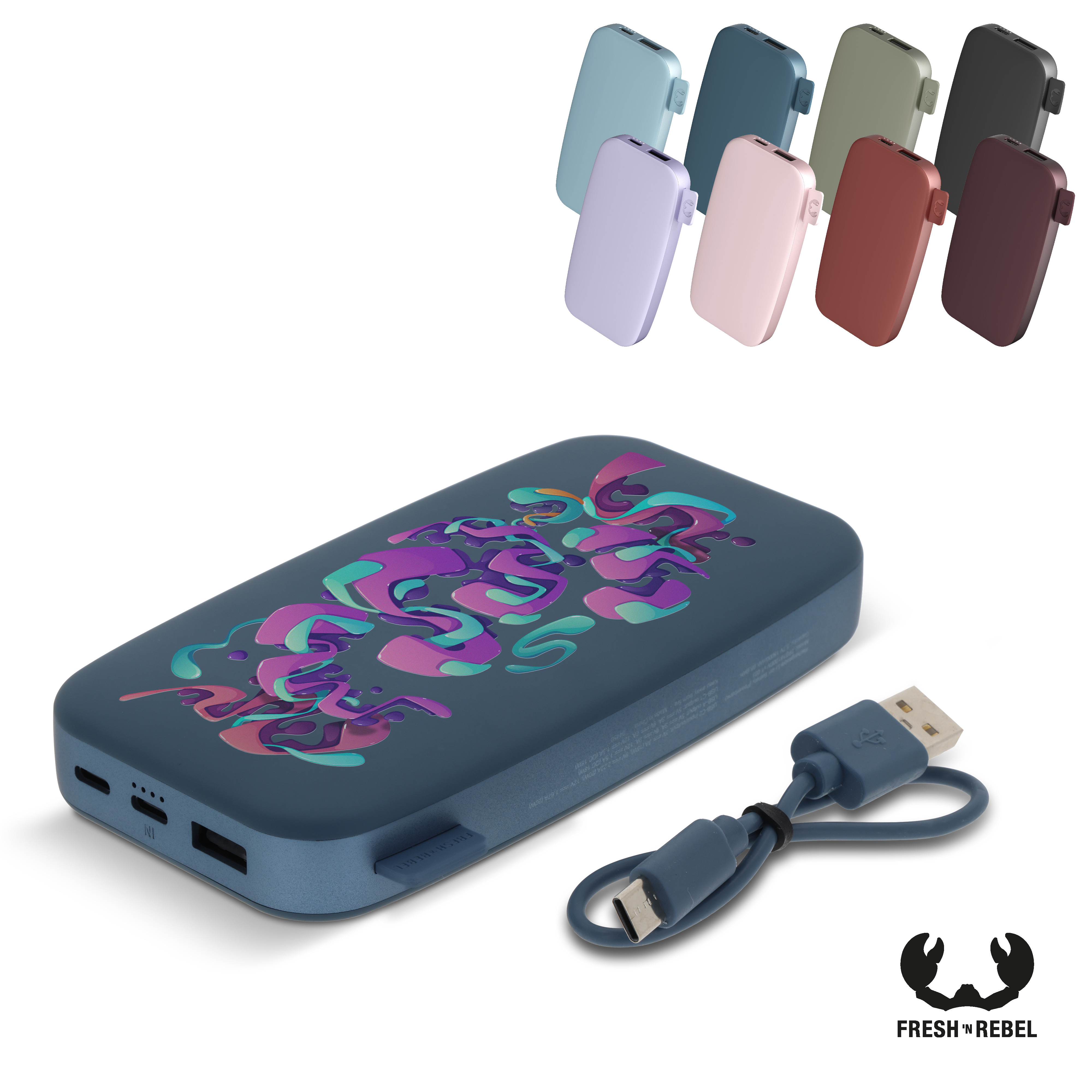 2PB18100 | Fresh 'n Rebel Powerbank 18.000mAh USB-C Ultra Fast Charging 20W