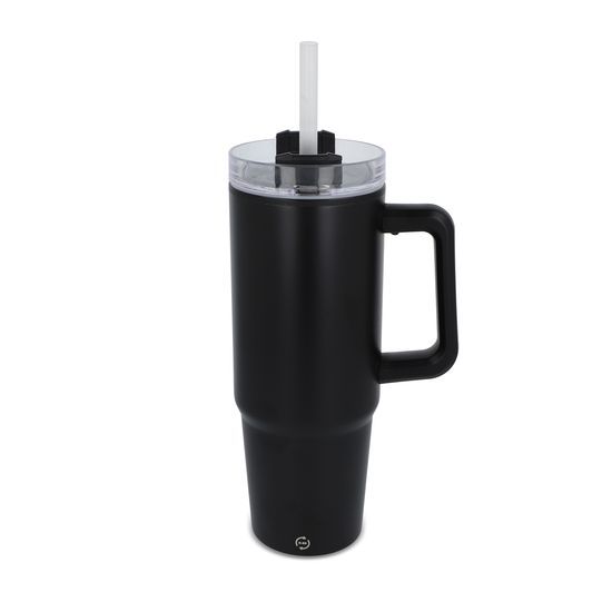 Miami Becher mit Henkel und Strohhalm 800ml