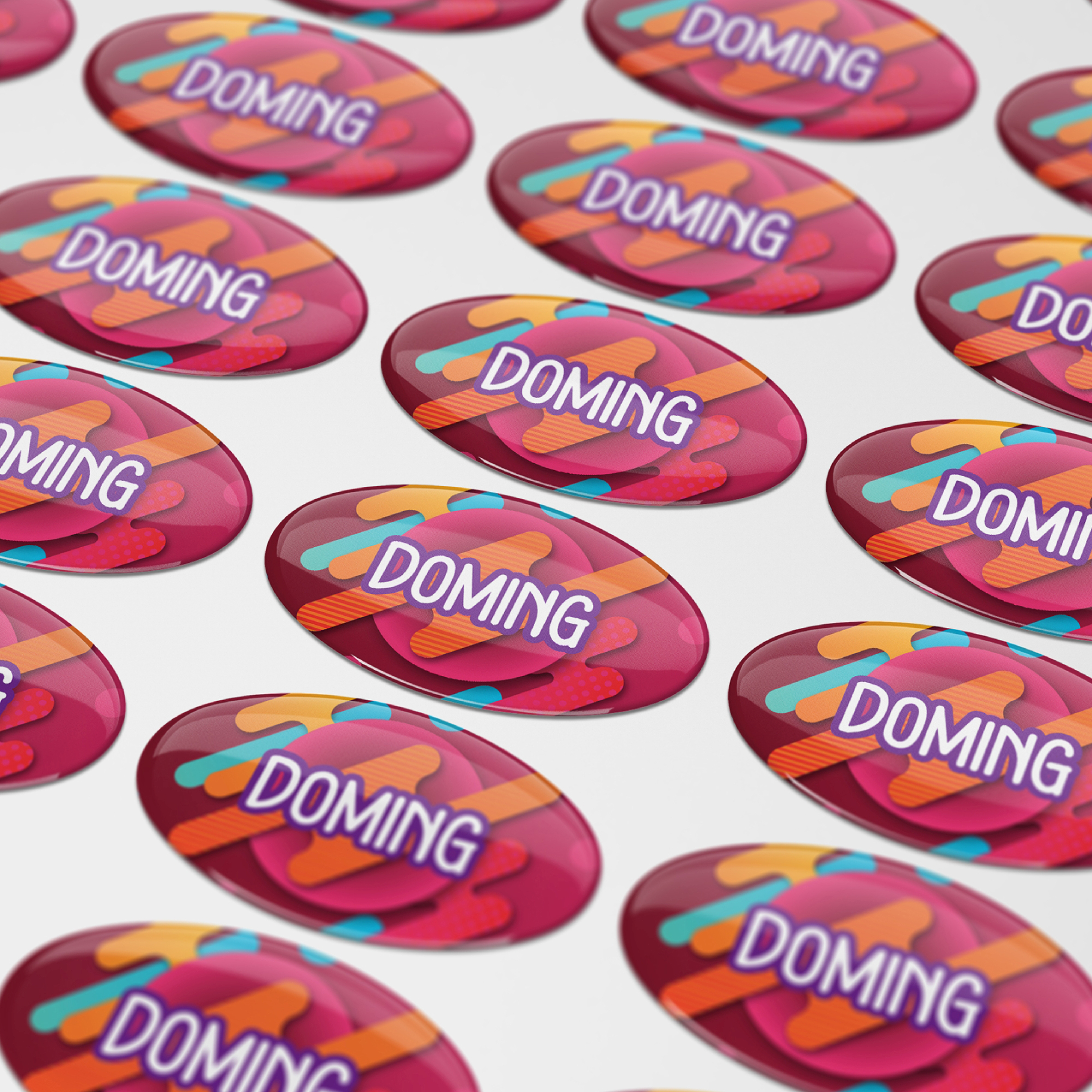 Doming Oval 40x20 mm