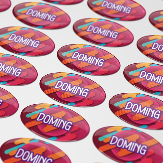 Doming Oval 40x20 mm