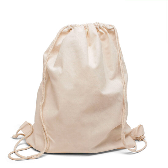 BOSTON - Baumwollrucksack mit Kordelzug