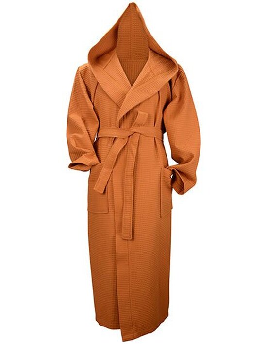 AR028 Robezz® Waffle Bathrobe With Hood