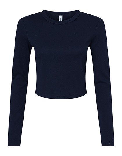 BL1501 Bella Women´s Micro Rib Long Sleeve Baby Tee