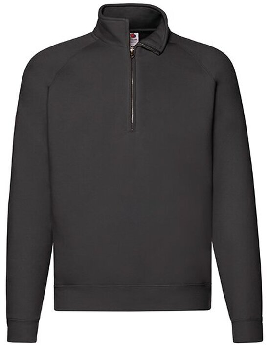 Premium Zip Neck Raglan Sweat