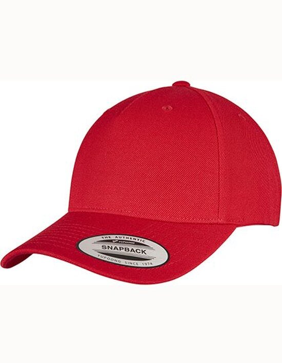 YP Classics 5-Panel Premium Curved Visor Snapback Cap