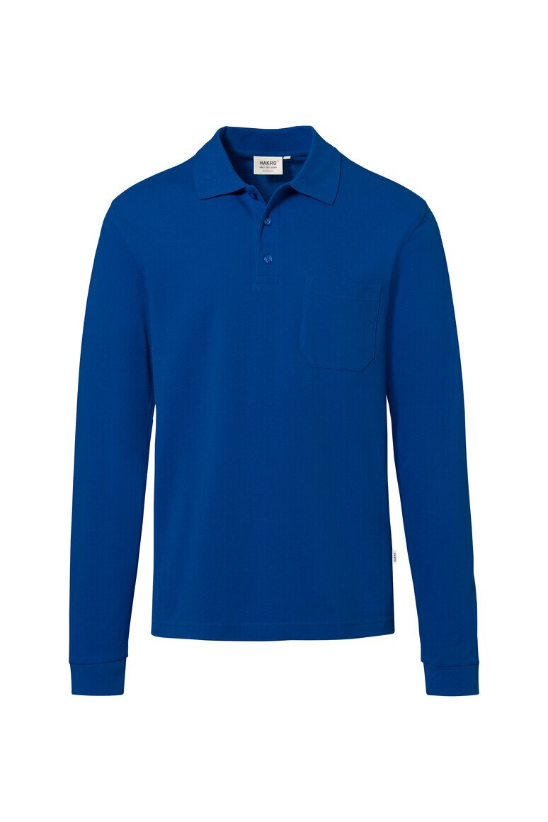 HAKRO Longsleeve-Pocket-Poloshirt Top NO. 809