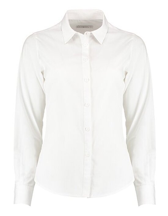 Women`s Tailored Fit Poplin Shirt Long Sleeve