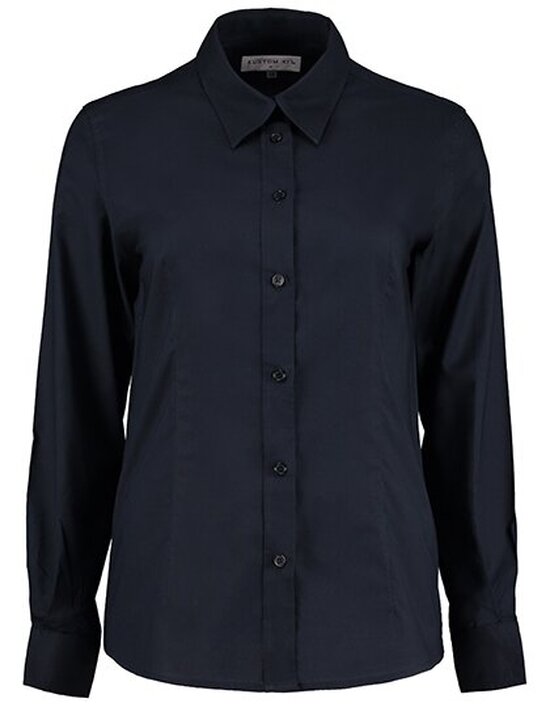 Women`s Tailored Fit Workwear Oxford Shirt Long Sleeve