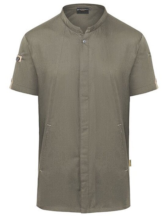 KY052 Kurzarm Kochjacke Green-Generation